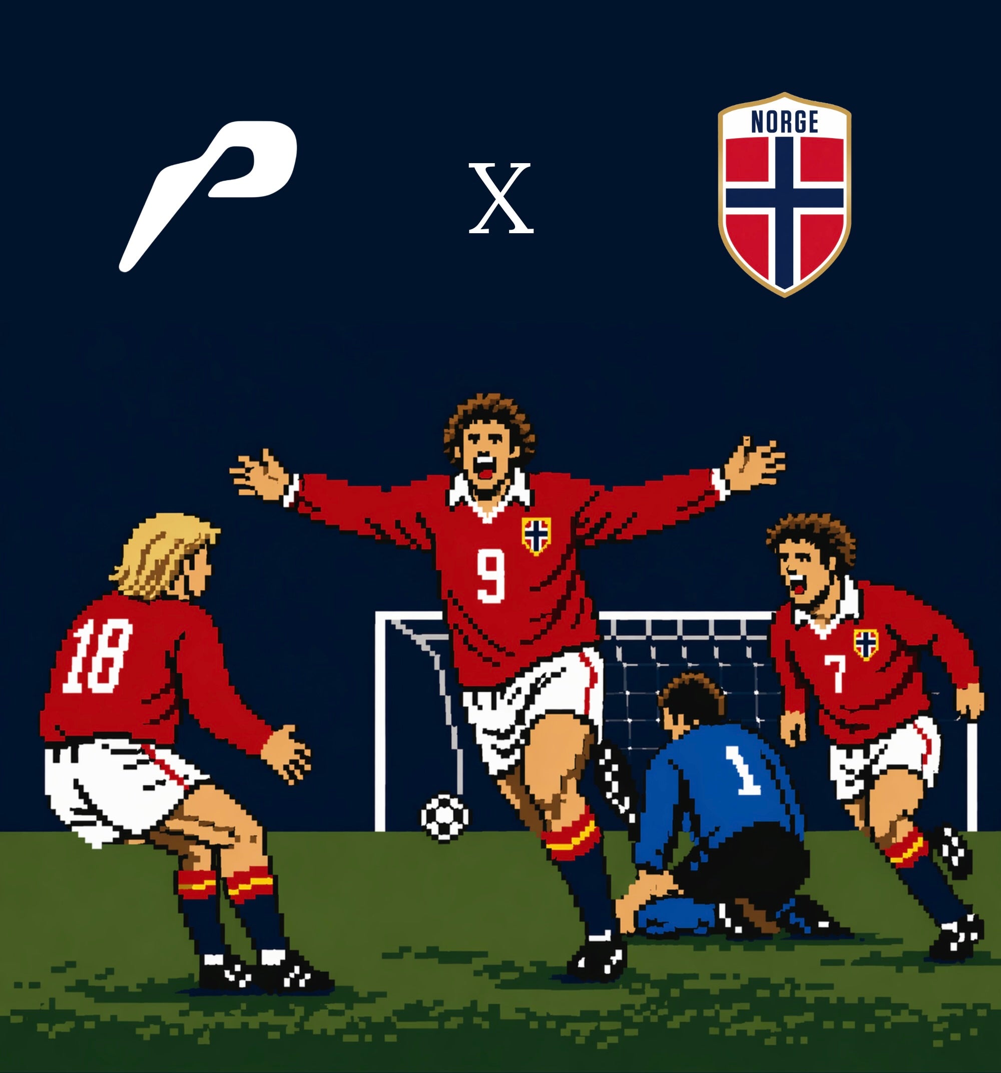 PIYO World Cup “90s Norway” Knit Polo